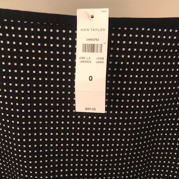 🆕 NWT Ann Taylor Geo Check Pencil Skirt - Picture 3 of 3